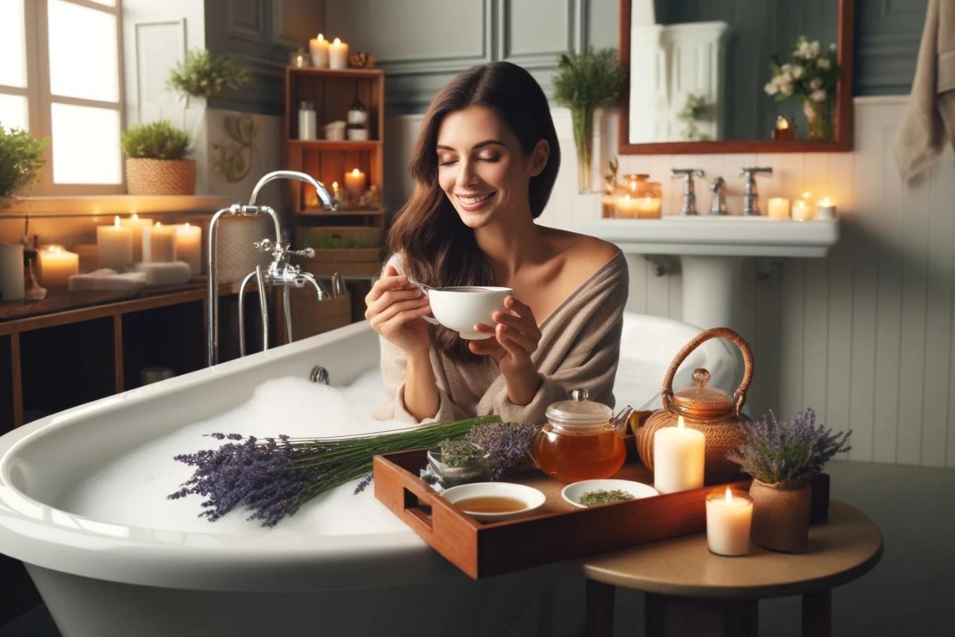 Aromatik Çaylarla Evde Spa Deneyimi