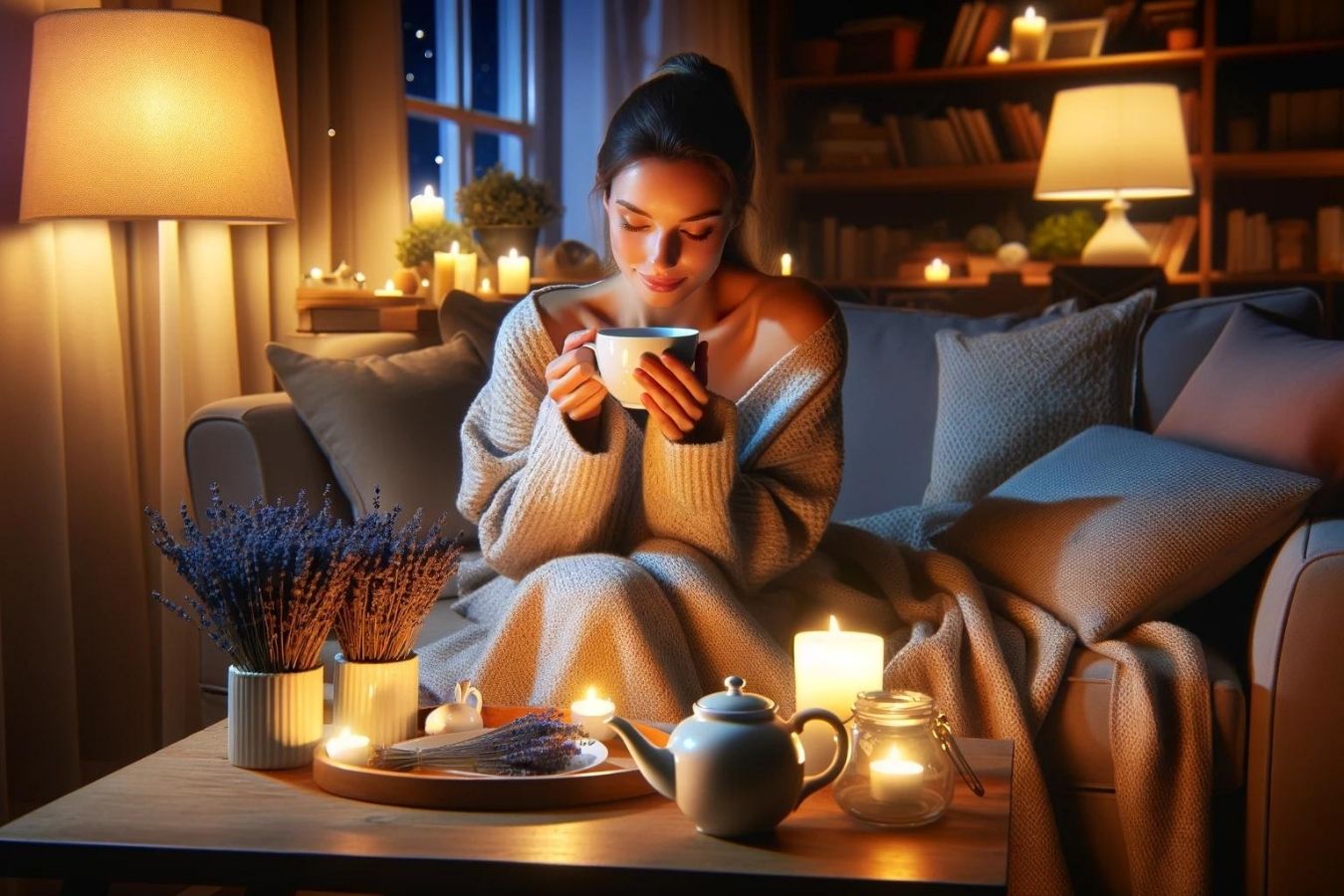 Lavanta Çayı: Gece Rutininizde Rahatlama Saati