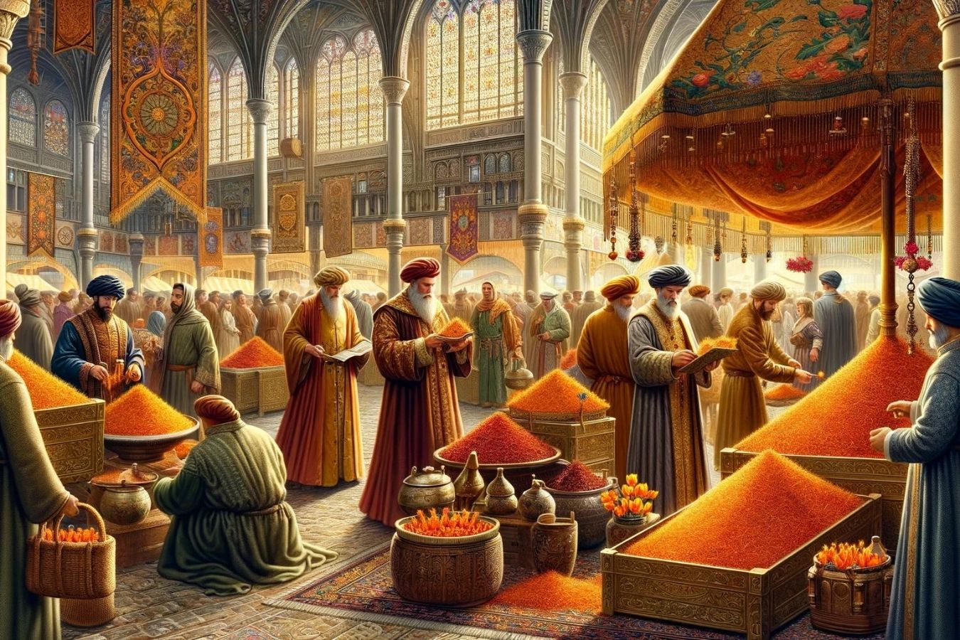 Safranın Altın Çağı: Orta Çağ Avrupası’nda Bir Lüks Malzemesi