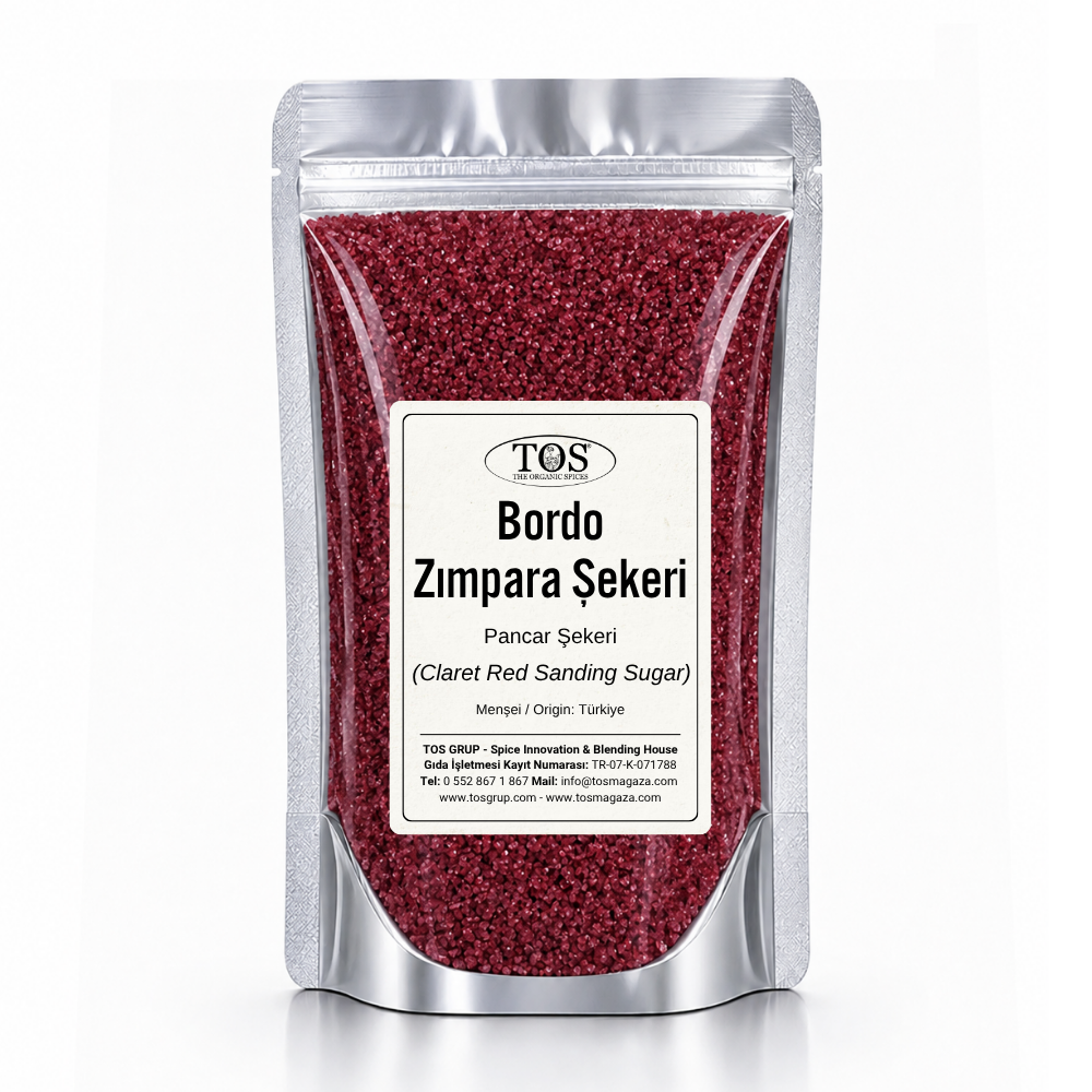 Bordo Zımpara Şekeri