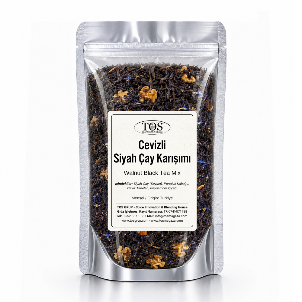 Cevizli Siyah Çay Karışımı