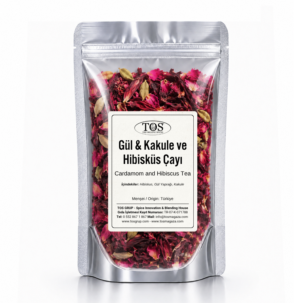 Gül & Kakule ve Hibisküs Çayı