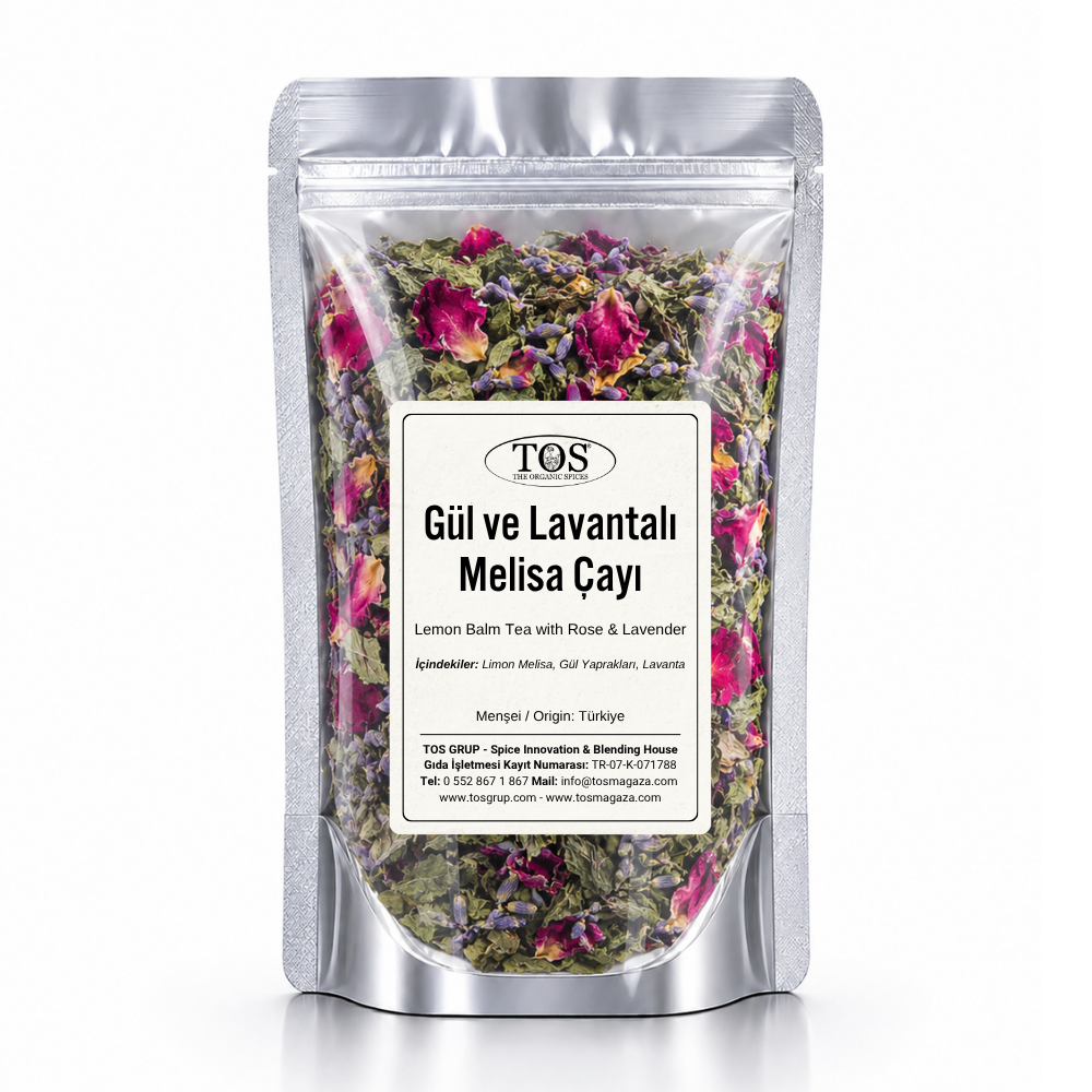 Gül ve Lavanta Aromalı Melisa Çayı