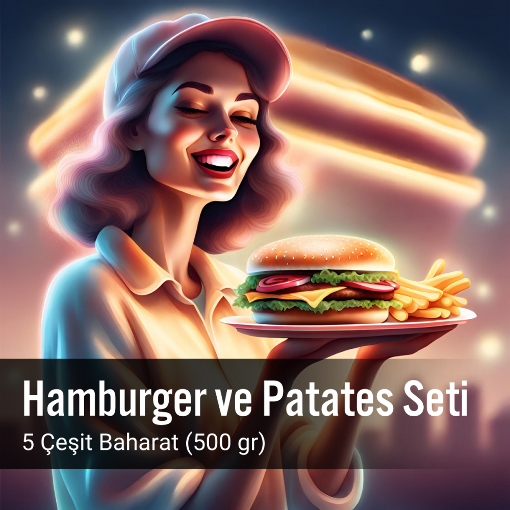 Hamburger ve Patates Baharat Seti 