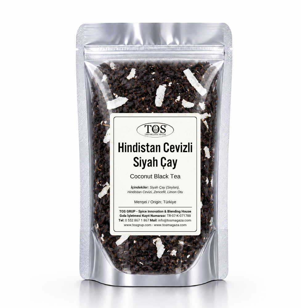 Hindistan Cevizli Siyah Çay