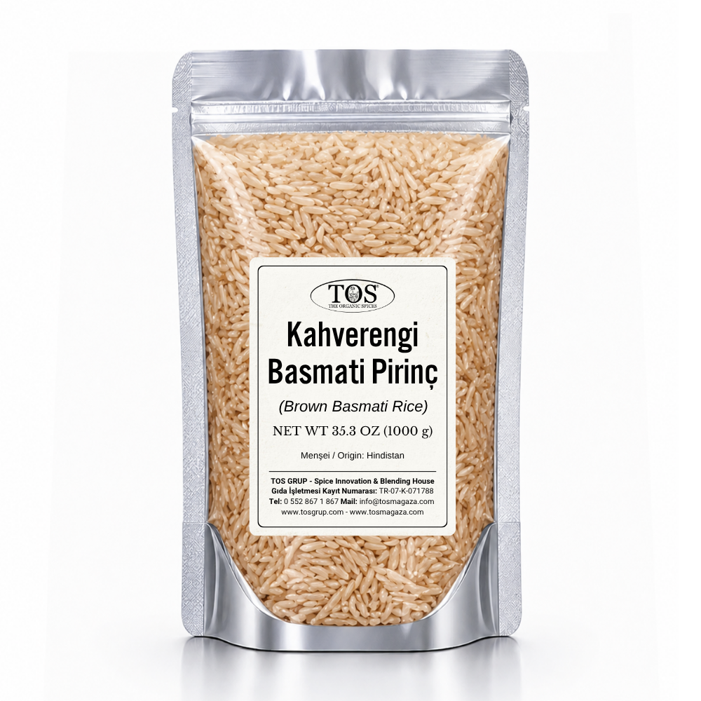 Kahverengi Basmati Pirinç 1 kg