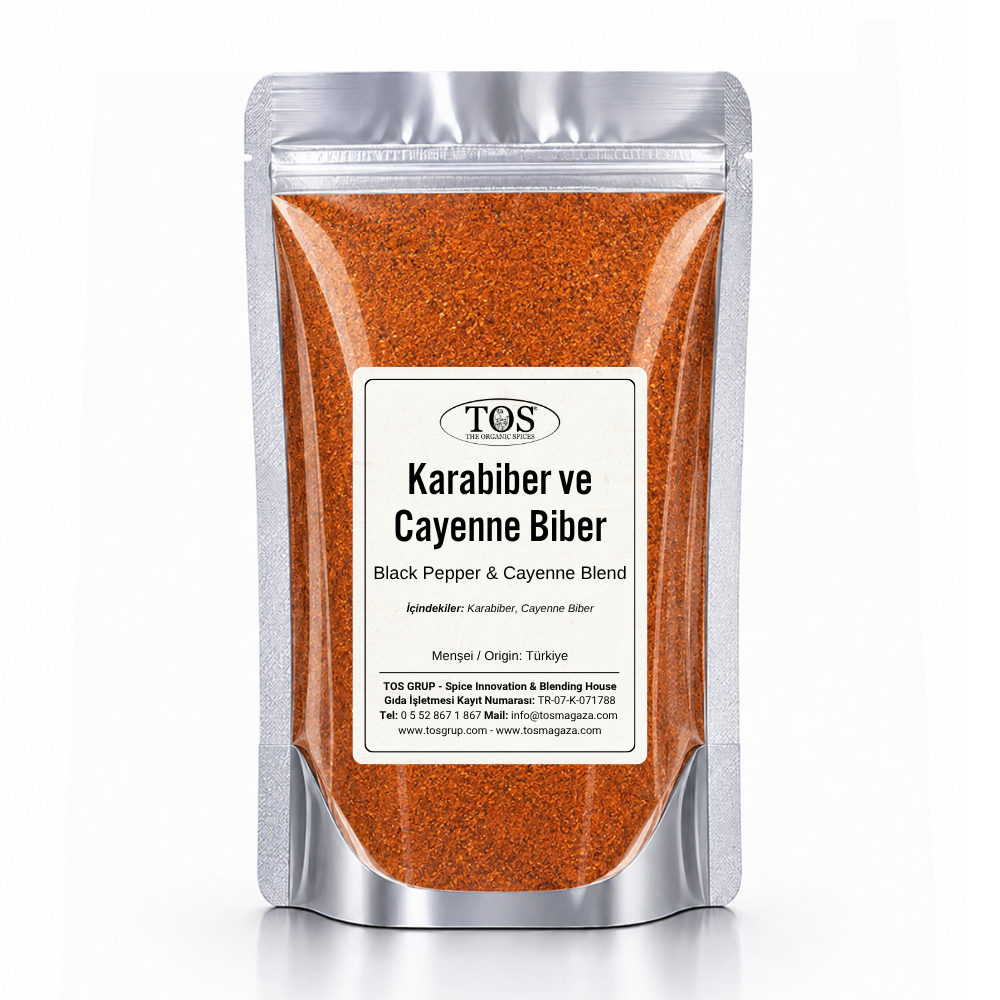 Karabiber ve Cayenne Biber Karışımı