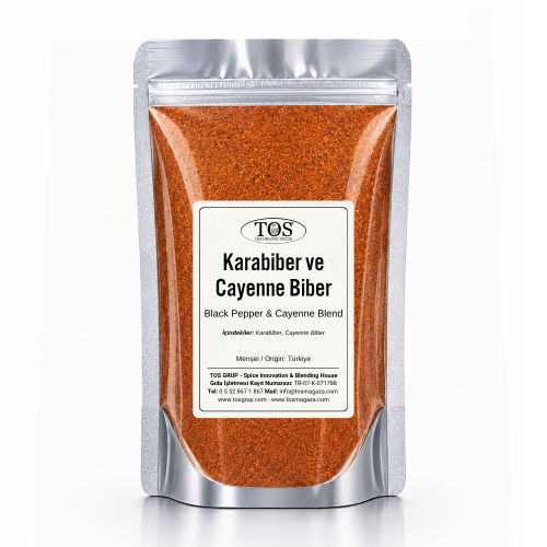 Karabiber ve Cayenne Biber Karışımı