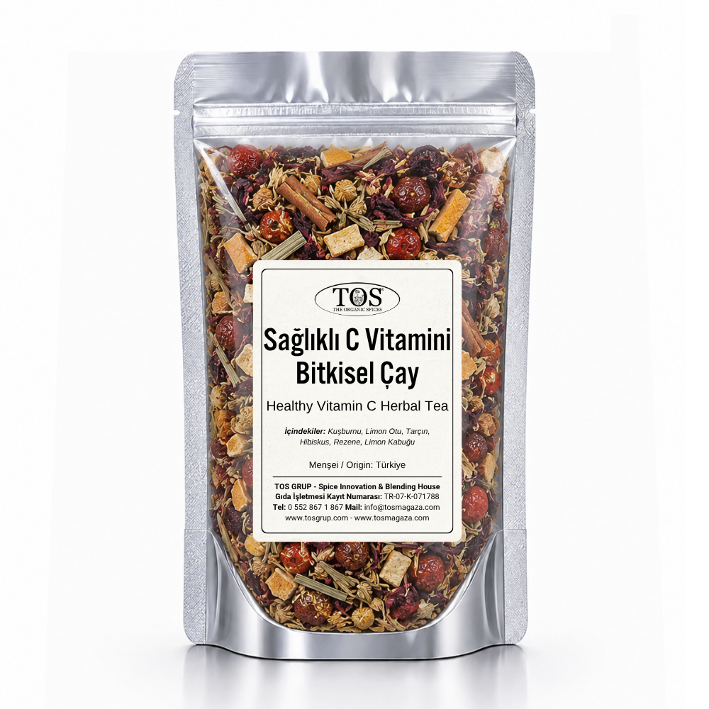 Sağlıklı C Vitamini Bitkisel Çay