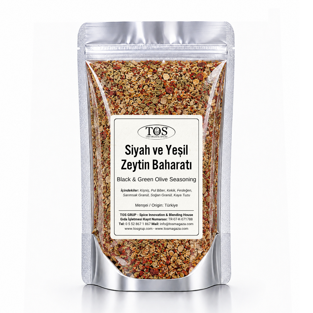 Siyah ve Yeşil Zeytin Baharatı 