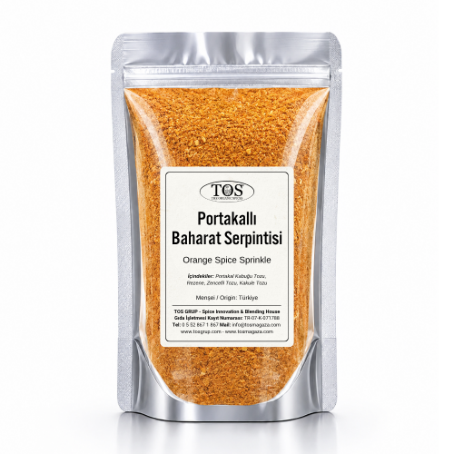 Sonbahar için Portakallı Baharat Serpintisi 