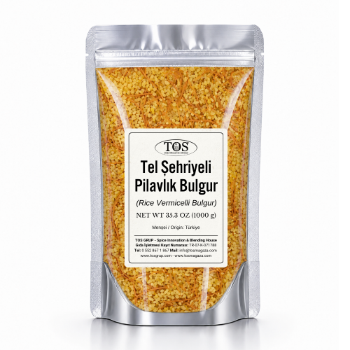 Tel Şehriyeli Pilavlık Bulgur 1 kg