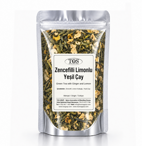 Zencefilli Limonlu Yeşil Çay Zencefilli Limonlu Yeşil Çay